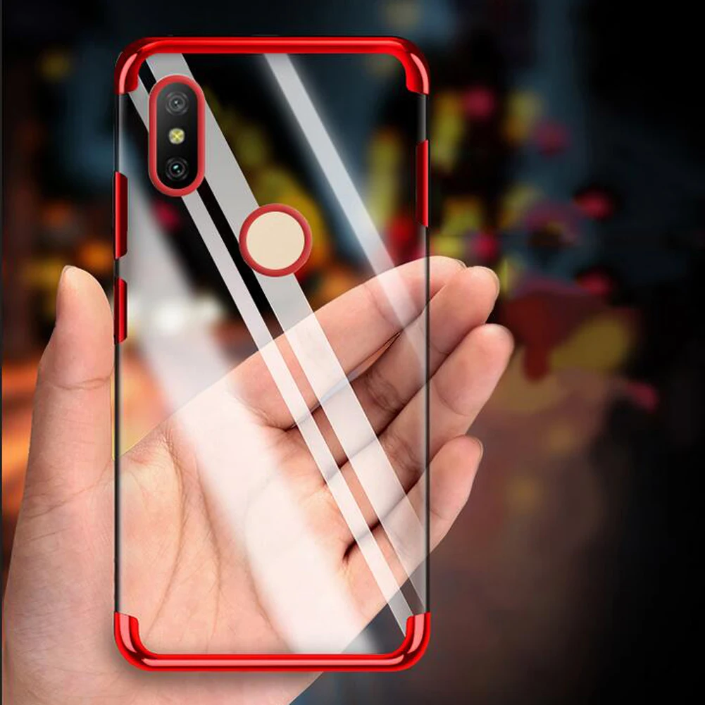 Plating Silicone Case for Xiaomi 8 SE Redmi Note 5/5 Plus/Note 4X Luxury Hybrid Clear Shockproof Phone Case Cover
Plating Silicone Case for Xiaomi 8 SE Redmi Note 5/5 Plus/Note 4X Luxury Hybrid Clear Shockproof Phone Case Cover