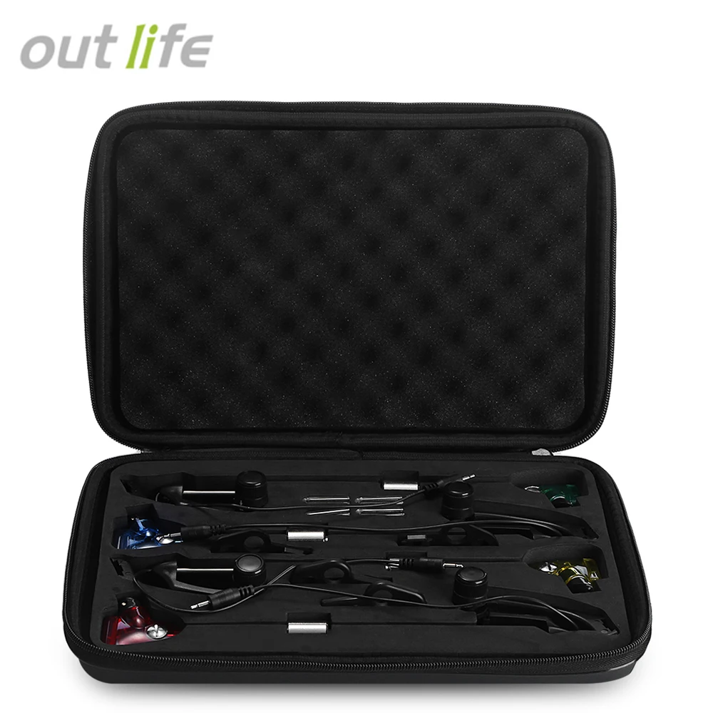 Outlife JY - SW - 12B LED Flashing Swinger Indicator Alarm Hanger Set Warning Outdoor Fishing Accessory Swinger Carp
