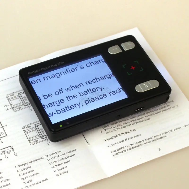 Free shipping!3.5'' LCD Screen Portable Low Vision Electronic Video Magnifier Read Aid TV Out
Free shipping!3.5'' LCD Screen Portable Low Vision Electronic Video Magnifier Read Aid TV Out