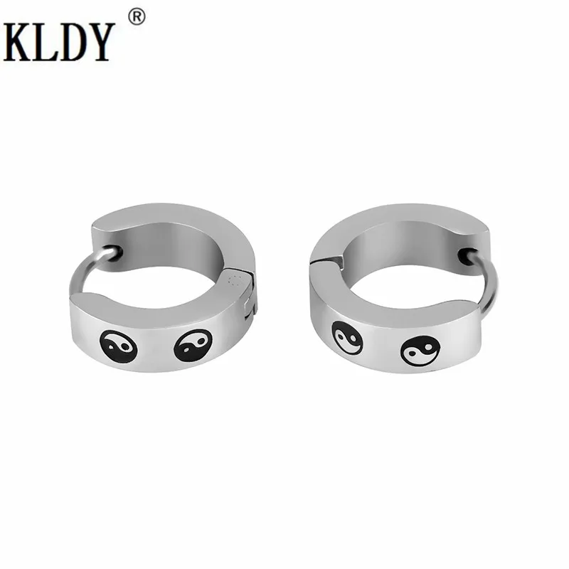 KLDY Vintage hoop Earrings Yin Yang 316L Stainless Steel Earrings ringlets Amulet fashion women's earings Jewelry best gift
KLDY Vintage hoop Earrings Yin Yang 316L Stainless Steel Earrings ringlets Amulet fashion women's earings Jewelry best gift