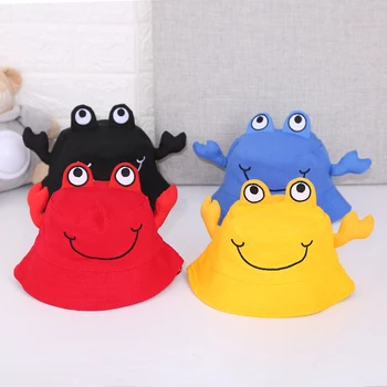 Baby Bucket Hat Children Girls Boya Cartoon Crab Hat Spring Summer Canvas Sun Hat Baby Photography Props For Kids 1-4 Years
Baby Bucket Hat Children Girls Boya Cartoon Crab Hat Spring Summer Canvas Sun Hat Baby Photography Props For Kids 1-4 Years
