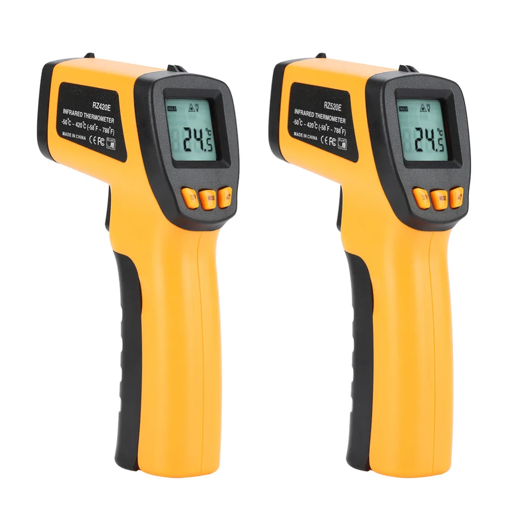 Handheld Infrared Thermometer Portable Digital LCD Thermometer Non-Contact Temperature Gun Temperature Measuring Tools
Handheld Infrared Thermometer Portable Digital LCD Thermometer Non-Contact Temperature Gun Temperature Measuring Tools