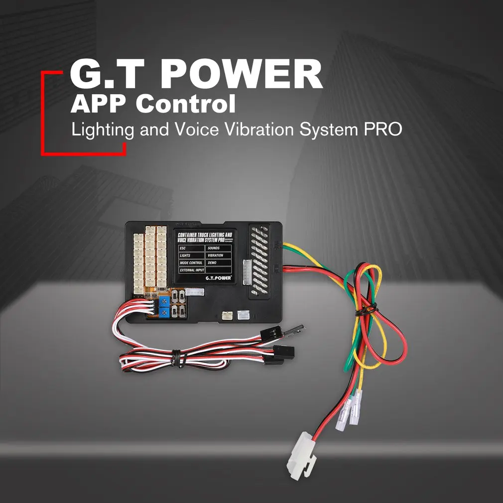 Фото G.T.Power Lighting Голосовая вибрационная система PRO управление через приложение для
