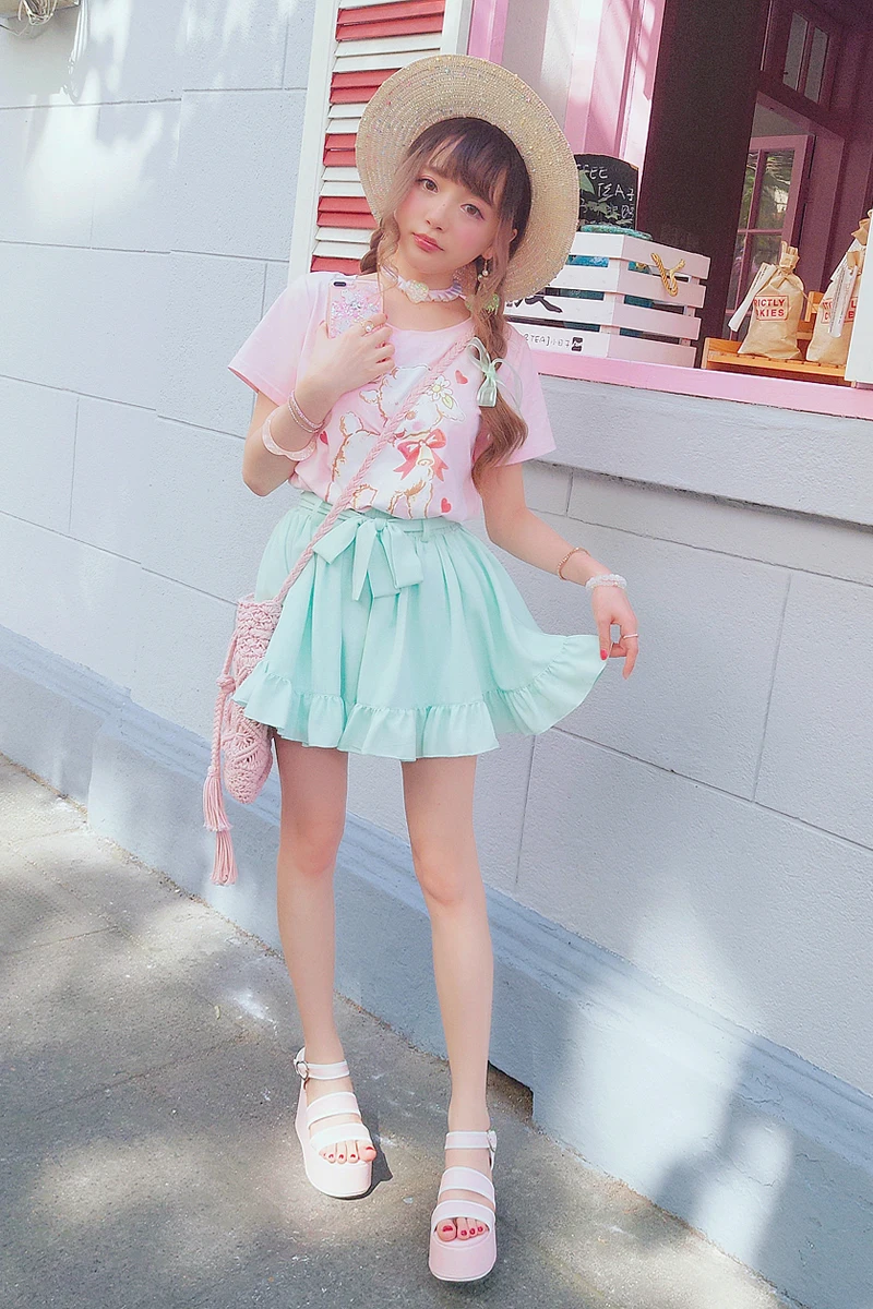 Princess sweet lolita Bobon21 lolita style Macarons candy color umbrella skirt bowknot skirt B1481
Princess sweet lolita Bobon21 lolita style Macarons candy color umbrella skirt bowknot skirt B1481