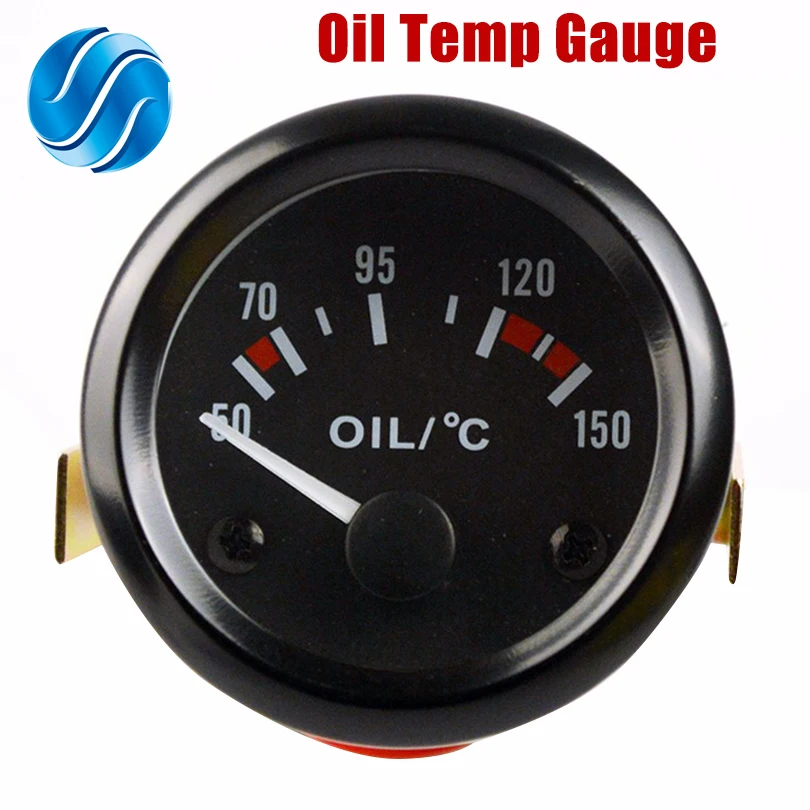 DRAGON GAUGE Car Gauge 2" 52mm Oil Temp Gauge 50~150 Degree Temperature Black Rim Shell Meter for 12V
DRAGON GAUGE Car Gauge 2" 52mm Oil Temp Gauge 50~150 Degree Temperature Black Rim Shell Meter for 12V