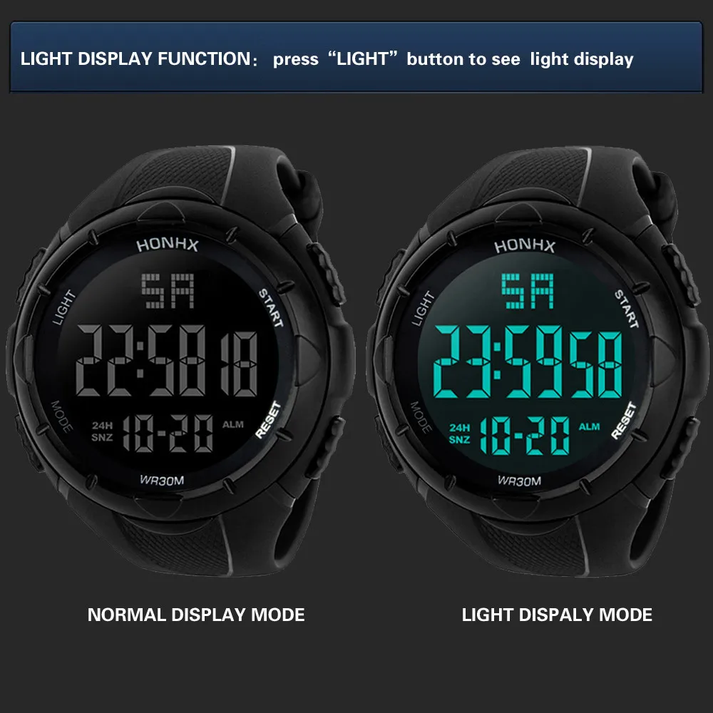 Famous Brand Men SPORT Watch Digital Military Army Sport LED Waterproof Bracelet High Quality Casual Wrist Quartz Watches
Famous Brand Men SPORT Watch Digital Military Army Sport LED Waterproof Bracelet High Quality Casual Wrist Quartz Watches