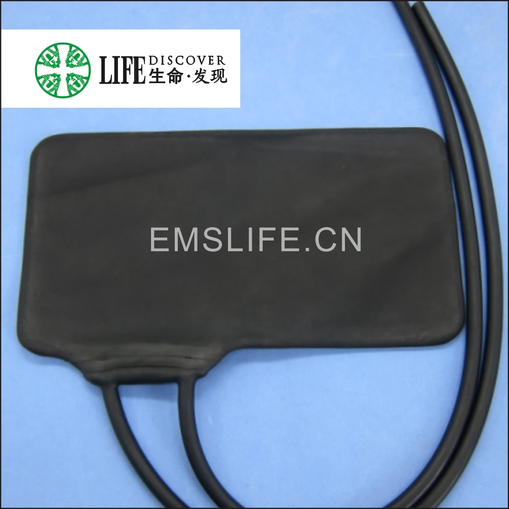 Black Rubber BP cuff bladder for child arm size 17.5*8.5CM with 50cm length two tube
Black Rubber BP cuff bladder for child arm size 17.5*8.5CM with 50cm length two tube