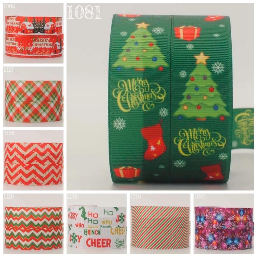 New 50 yards lucky merry christmas decoration printed grosgrain ribbons free shipping 005
New 50 yards lucky merry christmas decoration printed grosgrain ribbons free shipping 005