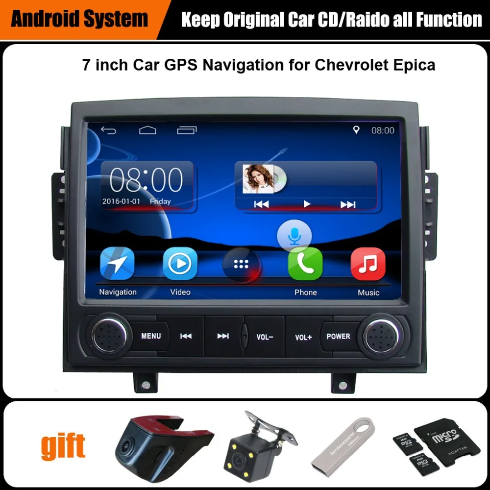 Upgraded Original Android 7.1 Car multimedia Player Car GPS Navigation Suit to Chevrolet Epica 2006-2010 Support WiFi Bluetooth
Upgraded Original Android 7.1 Car multimedia Player Car GPS Navigation Suit to Chevrolet Epica 2006-2010 Support WiFi Bluetooth