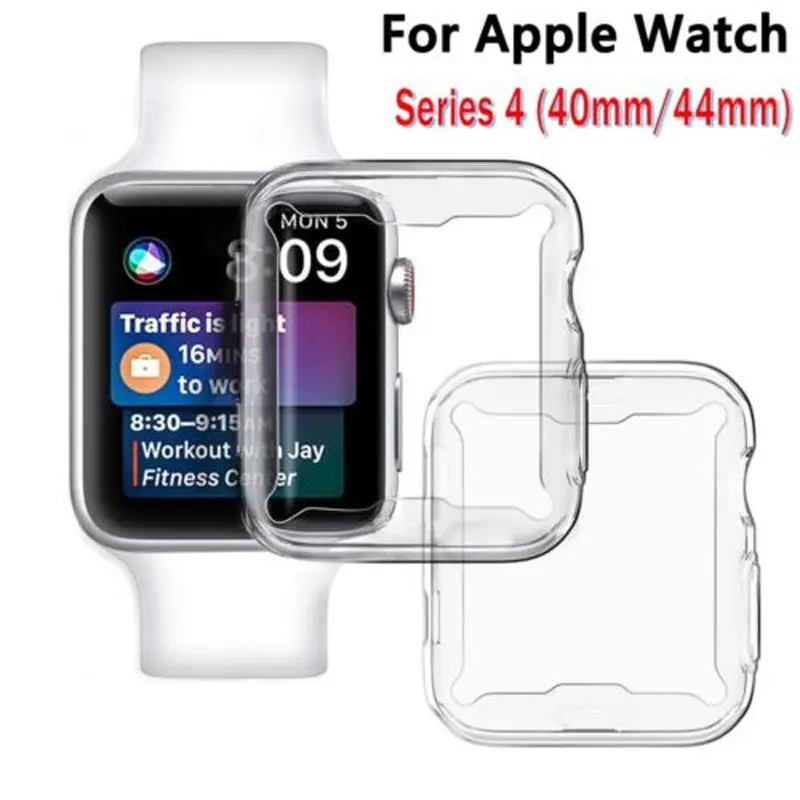 Screen Protector Trasparent Clear Cover Protection Full Body TPU Full Cover Anti-Shock for IWatch Series 4 40/44MM
Screen Protector Trasparent Clear Cover Protection Full Body TPU Full Cover Anti-Shock for IWatch Series 4 40/44MM