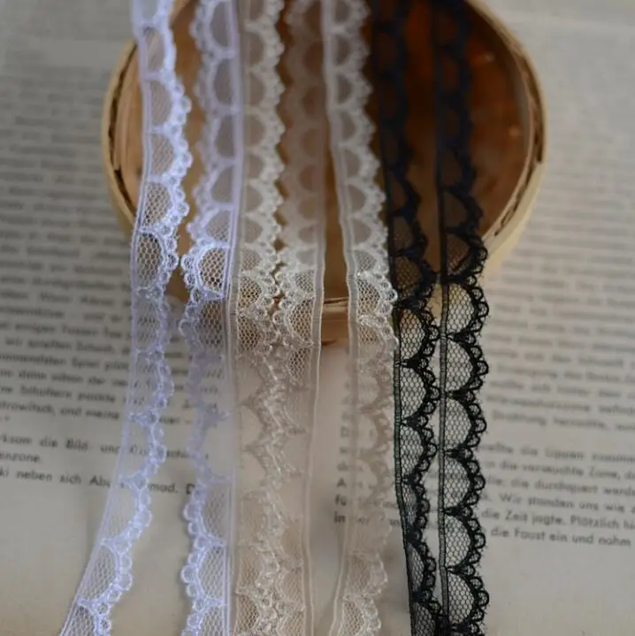 30 Meters Wholesale High Quality Lace Ribbon10MM DIY Embroidered White Black Lace Trim Fabric For Sewing Decoration Free Ship
30 Meters Wholesale High Quality Lace Ribbon10MM DIY Embroidered White Black Lace Trim Fabric For Sewing Decoration Free Ship