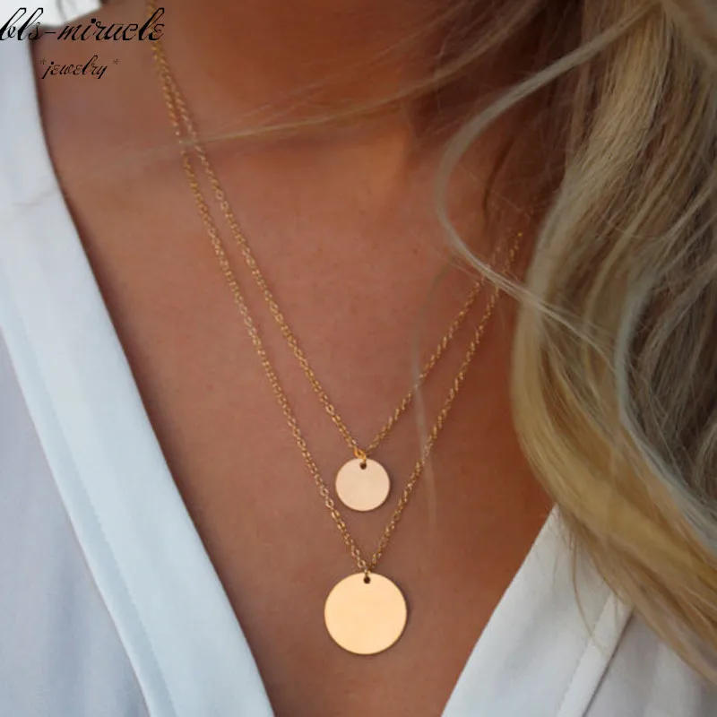 bls-miracle Newest fashion accessories Bohemia gold color double layer sheet pendant Necklace for couple lovers' N538
bls-miracle Newest fashion accessories Bohemia gold color double layer sheet pendant Necklace for couple lovers' N538