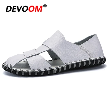 Sandals Men 2019 Summer Beach Leather sandalias hombre Casual sendal pria Shoes Man Roman Style Outdoor Sandals Brand slippers
Sandals Men 2019 Summer Beach Leather sandalias hombre Casual sendal pria Shoes Man Roman Style Outdoor Sandals Brand slippers