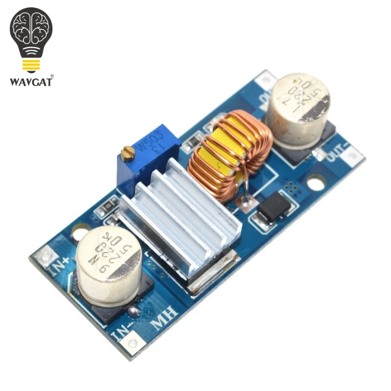 5A XL4015 DC-DC 4-38V to 1.25-36V 24V 12V 9V 5V Step Down Adjustable Power Supply Module LED Lithium Charger With Heat Sink
5A XL4015 DC-DC 4-38V to 1.25-36V 24V 12V 9V 5V Step Down Adjustable Power Supply Module LED Lithium Charger With Heat Sink
