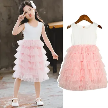 DFXD Summer New Girl Dress Children Clothing High Quality Kids Princess Dress For Part Sleeveless Lace Cake Dress 3-12Yrs
DFXD Summer New Girl Dress Children Clothing High Quality Kids Princess Dress For Part Sleeveless Lace Cake Dress 3-12Yrs