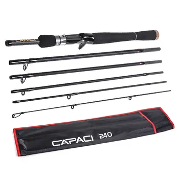 2.1m / 2.4m 6 Sections Carbon Spinning Casting Fishing Rod Lure Fishing Rod Hand Pole Storage Sack Tackle Carbon fiber
2.1m / 2.4m 6 Sections Carbon Spinning Casting Fishing Rod Lure Fishing Rod Hand Pole Storage Sack Tackle Carbon fiber