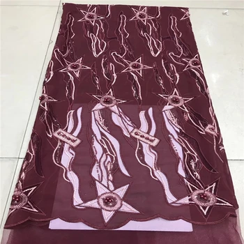 VILLIEA Latest French Nigerian Laces Fabrics High Quality Tulle African Laces Fabric Wedding African French Tulle Lace in Wine
VILLIEA Latest French Nigerian Laces Fabrics High Quality Tulle African Laces Fabric Wedding African French Tulle Lace in Wine