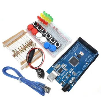 Smart Electronics Integrated Starter Kit Mega 2560 mini Breadboard LED jumper wire button for arduino kit compatile
Smart Electronics Integrated Starter Kit Mega 2560 mini Breadboard LED jumper wire button for arduino kit compatile