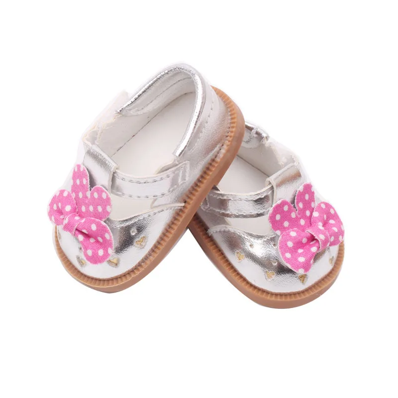 1 Pair Doll Shoes For 43cm Baby Doll And 18 Inch Girl Doll Mini Cartoon Shoes For 13 BJD SD Doll Shoes (15)