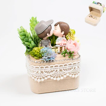 Free shipping 1pcs Classical succulent flower Couple kiss engagement Valentine anniversary wedding decoration ring pillow
Free shipping 1pcs Classical succulent flower Couple kiss engagement Valentine anniversary wedding decoration ring pillow