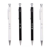 מתכת ג 'ל עט 0.5mm יוקרה משרד שחור דיו עטים עבור בית ספר אריזת מתנה משרד מכתבים חתימת ספר עט(China)