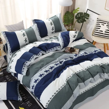 Simple 1.8-meter bedding four-piece set of skin down quilt bed sheets oversized single bed student dormitory three piece set
Simple 1.8-meter bedding four-piece set of skin down quilt bed sheets oversized single bed student dormitory three piece set