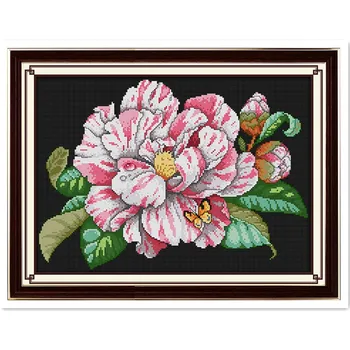 The Beatiful Flower With Butterfly kit mezzo punto DMC embroidery floss Home Decor Chinese Counted Cross Stitch Patterns Kits
The Beatiful Flower With Butterfly kit mezzo punto DMC embroidery floss Home Decor Chinese Counted Cross Stitch Patterns Kits