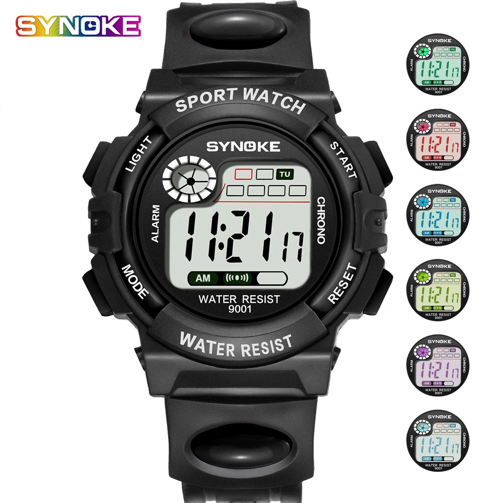 SYNOKE Children Watches Cute Kids Watches Sports Cartoon Watch For Girls Boys Rubber Children's Digital LED Wristwatches Reloj
SYNOKE Children Watches Cute Kids Watches Sports Cartoon Watch For Girls Boys Rubber Children's Digital LED Wristwatches Reloj