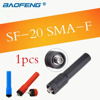10 PCS SF20 SMA Female Dual Band VHF UHF144/430MHz Antenna for Kenwood BAOFENG UV-5R 888S Two Way Radio
10 PCS SF20 SMA Female Dual Band VHF UHF144/430MHz Antenna for Kenwood BAOFENG UV-5R 888S Two Way Radio