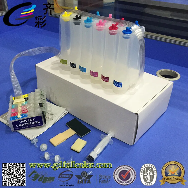 T0811 CISS Ink System for Epson 1410 Bulk System with ARC Chip + 500ML Sublimation Ink / Color
T0811 CISS Ink System for Epson 1410 Bulk System with ARC Chip + 500ML Sublimation Ink / Color
