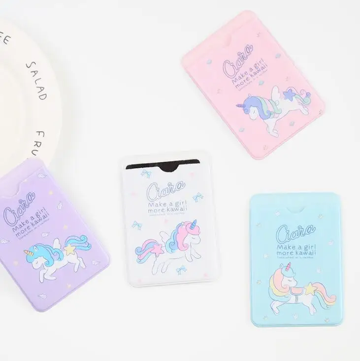 Kawaii Unicorn Characters Double Layer Silicone Card Cover Bus Bank Id Card Case Holder
Kawaii Unicorn Characters Double Layer Silicone Card Cover Bus Bank Id Card Case Holder