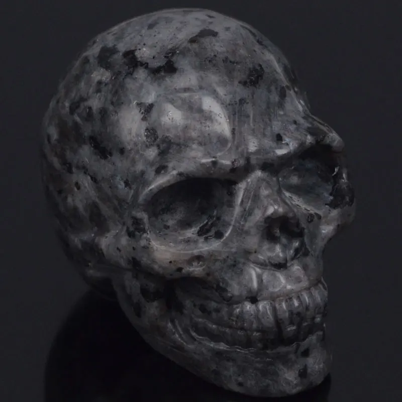 2" Natural Larvikite Labradorite Skull Stone Carved Chakra Healing Reiki Feng Shui Skull Decorative Crafts, Minerals
2" Natural Larvikite Labradorite Skull Stone Carved Chakra Healing Reiki Feng Shui Skull Decorative Crafts, Minerals