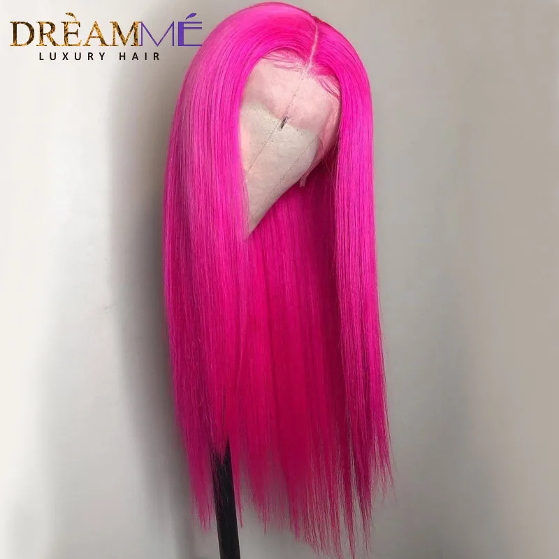 Pink Colored Human Hair Wigs Red Long Straight Lace Front Wig For Women Remy Brazilian Frontal Wig PrePlucked With Baby Hair
Pink Colored Human Hair Wigs Red Long Straight Lace Front Wig For Women Remy Brazilian Frontal Wig PrePlucked With Baby Hair