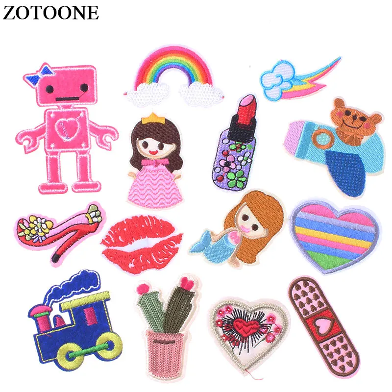ZOTOON Cute Cartoon Embroidered Iron on Patches for Clothing Stickers Badges DIY Girl Skirt Denim Jacket Sewing Accessories E
ZOTOON Cute Cartoon Embroidered Iron on Patches for Clothing Stickers Badges DIY Girl Skirt Denim Jacket Sewing Accessories E
