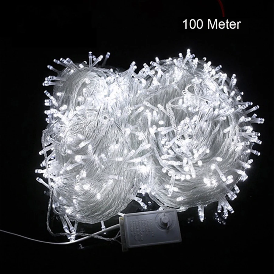 8 Modes 10M 20M 30M 50M 100M LED String Fairy Light Xmas Holiday Decoration AC220V 110V Waterproof Outdoor Light with Controller 
8 Modes 10M 20M 30M 50M 100M LED String Fairy Light Xmas Holiday Decoration AC220V 110V Waterproof Outdoor Light with Controller