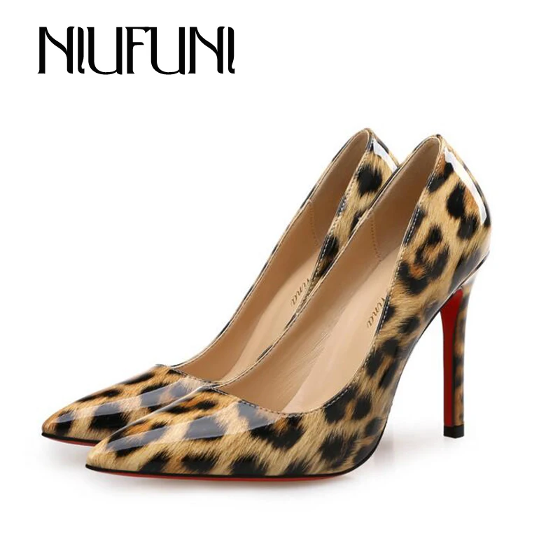 European Style Sexy Patent Leather Shoes Pointed Toe 3 Style High Heel Ladies Shoes Plus Size 33-41 Leopard Print Dress Pumps
European Style Sexy Patent Leather Shoes Pointed Toe 3 Style High Heel Ladies Shoes Plus Size 33-41 Leopard Print Dress Pumps