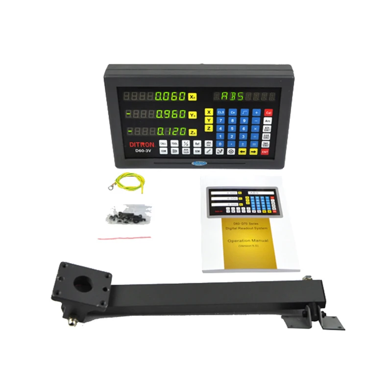 (Metal shell) Ditron digital readout/counter/display DRO for all 3axis lathe/milling/boring/grinding EDM machines
(Metal shell) Ditron digital readout/counter/display DRO for all 3axis lathe/milling/boring/grinding EDM machines