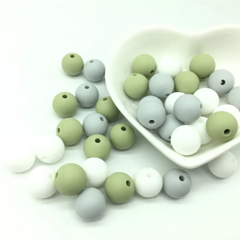 40 PCS Silicone Round Beads 12 MM Baby Teething Toys Chewable Baby Pendant Toys BPA Free Food Grade Silicone Round Ball Beads
40 PCS Silicone Round Beads 12 MM Baby Teething Toys Chewable Baby Pendant Toys BPA Free Food Grade Silicone Round Ball Beads