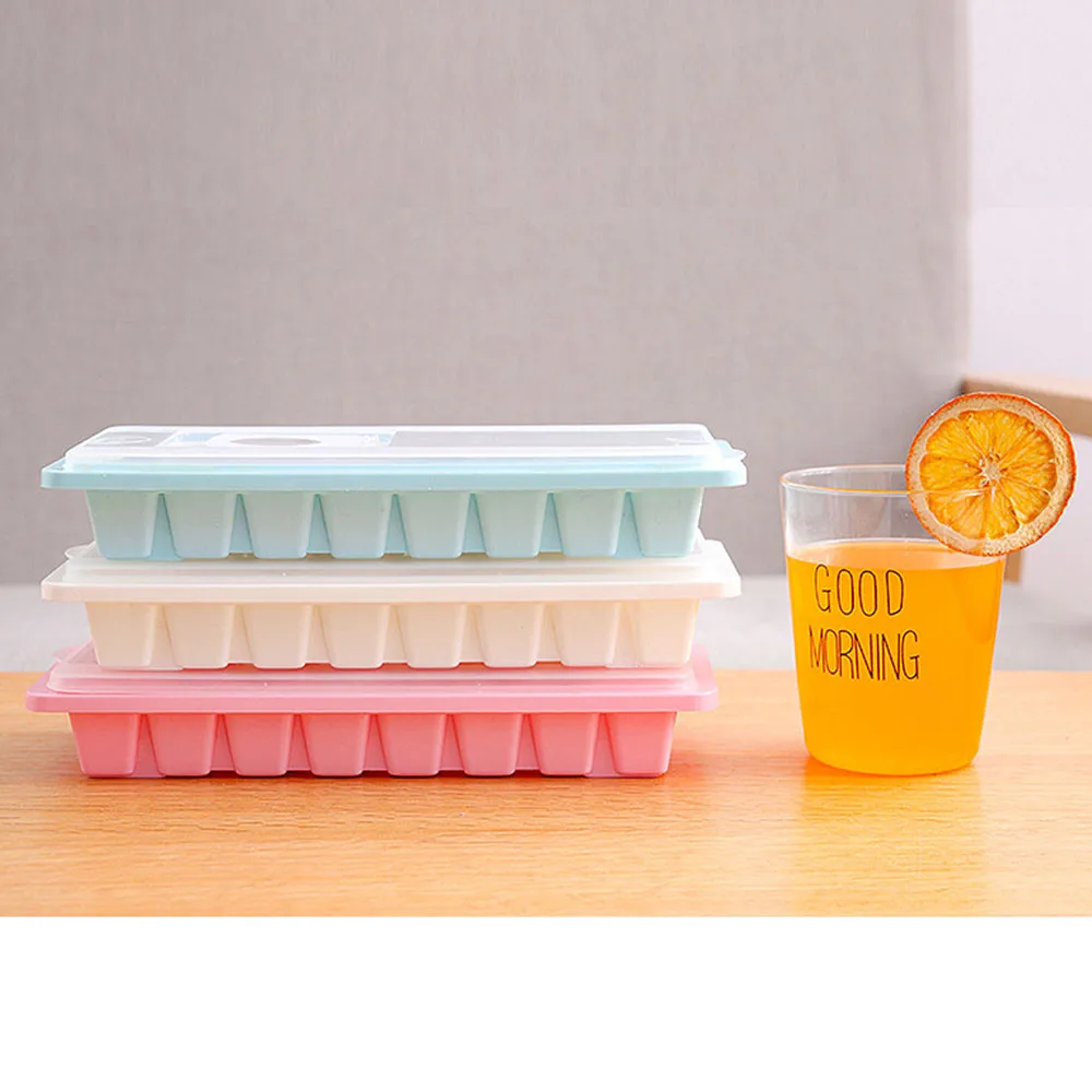 16 Cavity Ice cube tray Ice Cube Box With Lid Cover Drink Jelly Freezer Mould ice Maker Stocked Kitchen Tools Gift Best Selling
16 Cavity Ice cube tray Ice Cube Box With Lid Cover Drink Jelly Freezer Mould ice Maker Stocked Kitchen Tools Gift Best Selling
