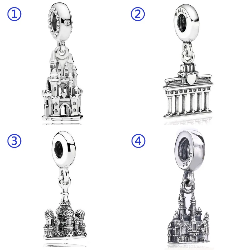 Regal Castle Berlin Brandenburg Gate St. Basil's Cathedral Pendant Charm Fit Pandora Bracelet 925 Sterling Silver Bead Jewelry
Regal Castle Berlin Brandenburg Gate St. Basil's Cathedral Pendant Charm Fit Pandora Bracelet 925 Sterling Silver Bead Jewelry