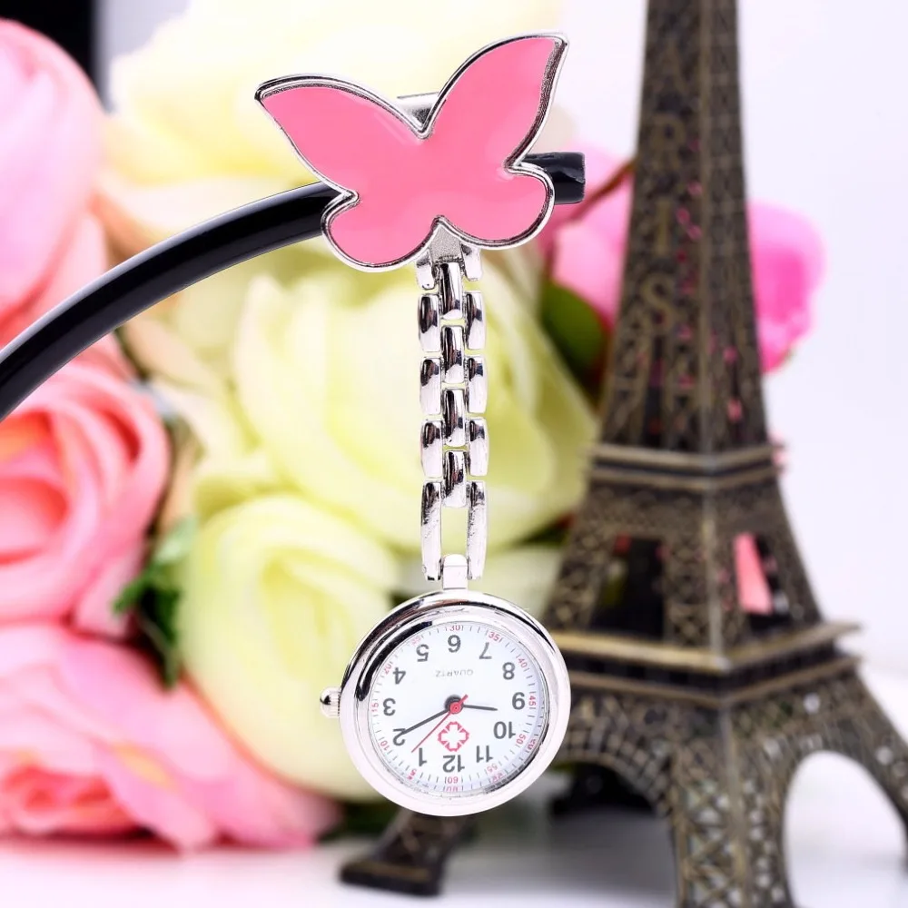 Pocket Medical Nurse Fob Watch Women Dress Watches 4 Color Clip-on Pendant Hanging Quartz Clock Butterfly Shape For Girls Gifts
Pocket Medical Nurse Fob Watch Women Dress Watches 4 Color Clip-on Pendant Hanging Quartz Clock Butterfly Shape For Girls Gifts