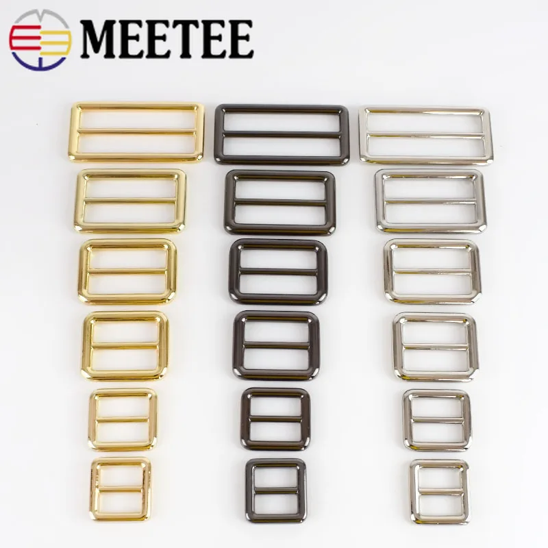 Meetee 16/20/26/32/38/50mm Tri-Glide Slider Adjust Metal Buckle Ring for Backpack Web Strap DIY Bag Accessory Leather Craft
Meetee 16/20/26/32/38/50mm Tri-Glide Slider Adjust Metal Buckle Ring for Backpack Web Strap DIY Bag Accessory Leather Craft