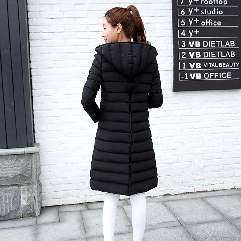 2018 autumn and winter Jacket women's new hair ball models slim long section warm warm padded parka women coat
2018 autumn and winter Jacket women's new hair ball models slim long section warm warm padded parka women coat