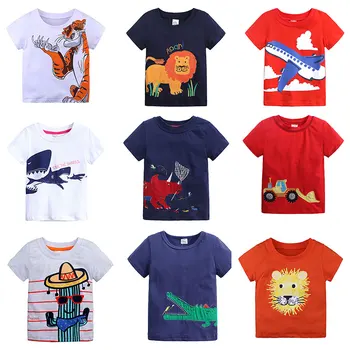 Cotton Boys T Shirt Summer New Cartoon Animal Printed Short Sleeve T-Shirt For Kids Boys Tee Shirt Tops Girls
Cotton Boys T Shirt Summer New Cartoon Animal Printed Short Sleeve T-Shirt For Kids Boys Tee Shirt Tops Girls