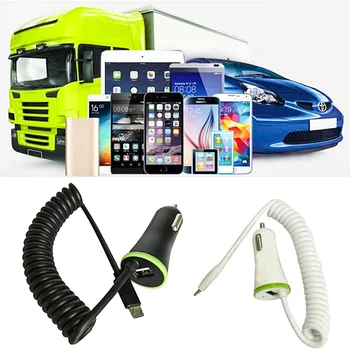 Dewtreetali Car Charger Total 3.4A with Spring Shape Micro USB Cable Lighting Cable for For Samsung iPhone Xiaomi Huawei
Dewtreetali Car Charger Total 3.4A with Spring Shape Micro USB Cable Lighting Cable for For Samsung iPhone Xiaomi Huawei