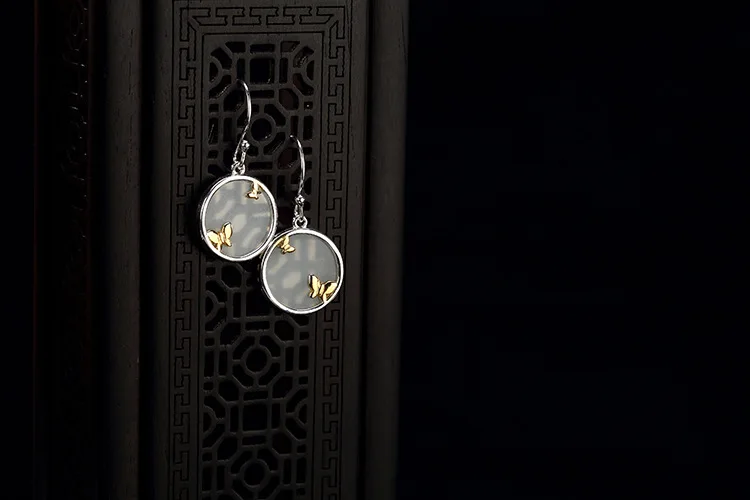 agate silver earrings for girls 10
