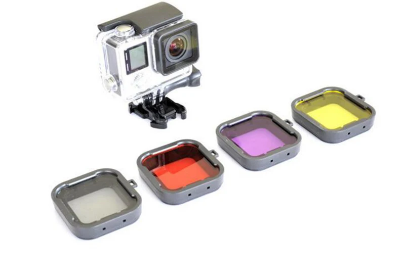 Защитный чехол для объектива Gopro фильтр подводного плавания конвертер фильтра hero