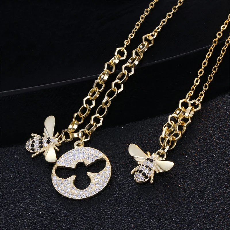ZOZIRI Fashion brand Silver zircon bee Necklaces for Women Girl Bee Animal Pendant Choker Necklace Jewelry Party Prom Gift
ZOZIRI Fashion brand Silver zircon bee Necklaces for Women Girl Bee Animal Pendant Choker Necklace Jewelry Party Prom Gift