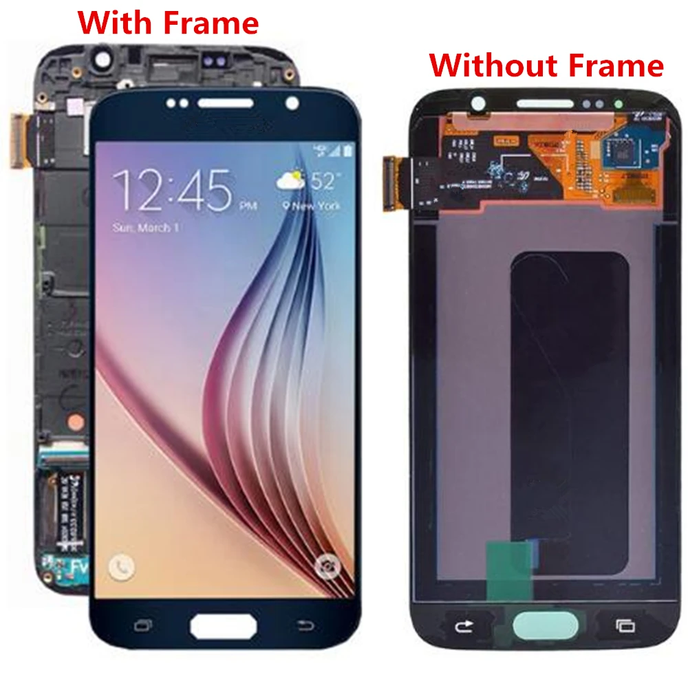 For Samsung Galaxy S6 G920 G920A G920P G920VG920T G920F LCD Screen and Digitizer Assembly With Front Housing Replacement!!
For Samsung Galaxy S6 G920 G920A G920P G920VG920T G920F LCD Screen and Digitizer Assembly With Front Housing Replacement!!
