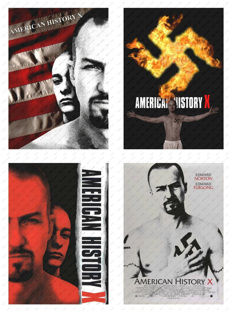 American History X Edward Norton Movie Painting Bar Living Room Decorative Kraft Paper Poster/wall sticker/White kraft poster
American History X Edward Norton Movie Painting Bar Living Room Decorative Kraft Paper Poster/wall sticker/White kraft poster